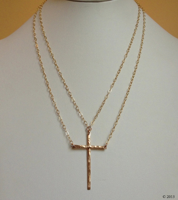 Be still cross necklace shop