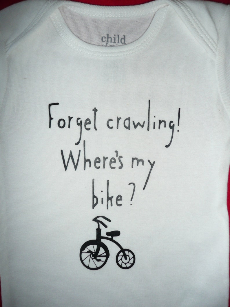 Bicycle baby clothes/Baby cycling short sleeve bodysuit/Baby Etsy