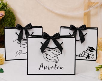 Personalized Graduation Gift Bags,Custom Name Gift Bag,Custom Graduation Party Decoration,Class of 2026 ,Best Friend Gifts