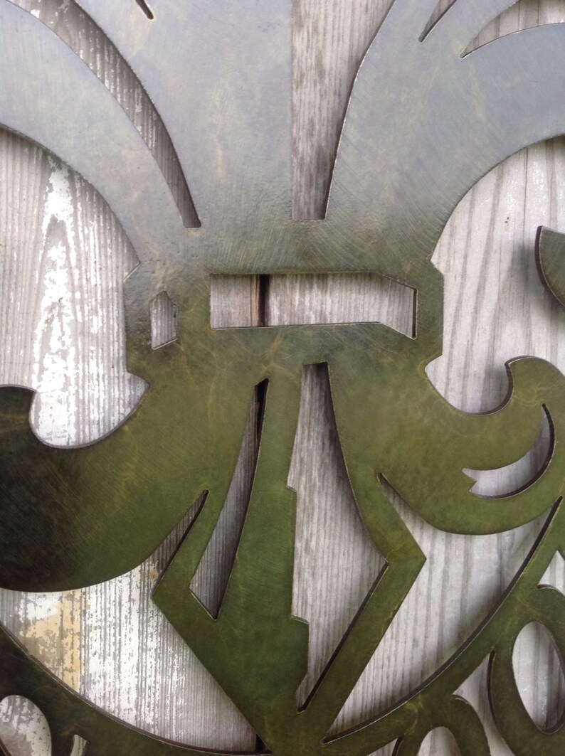 Customizable Oval Antique Bronze Plated Steel Wall Mount Style Etsy