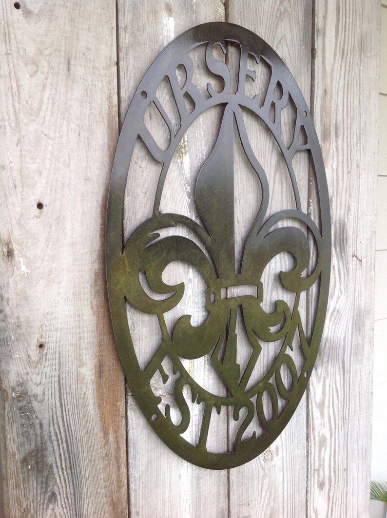 Customizable Oval Antique Bronze Plated Steel Wall Mount Style Etsy