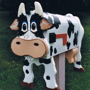 Cow mailbox - Farm Animal Mailboxes