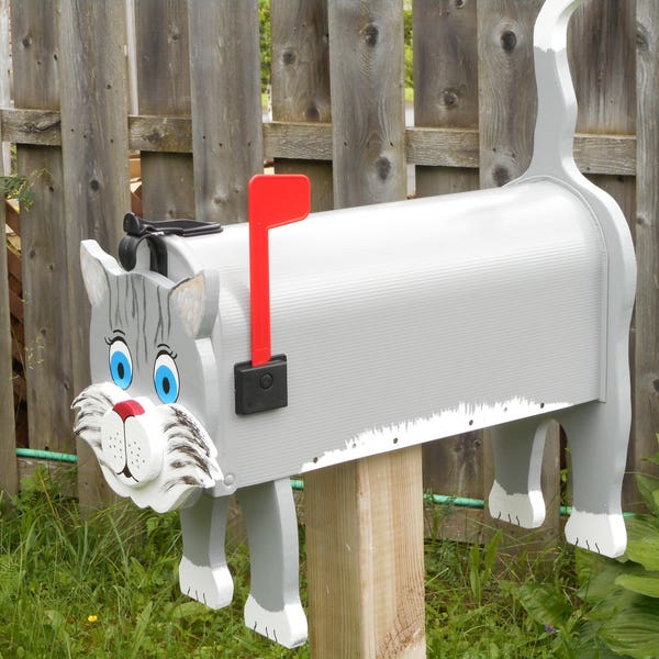 Cat Mailbox Etsy