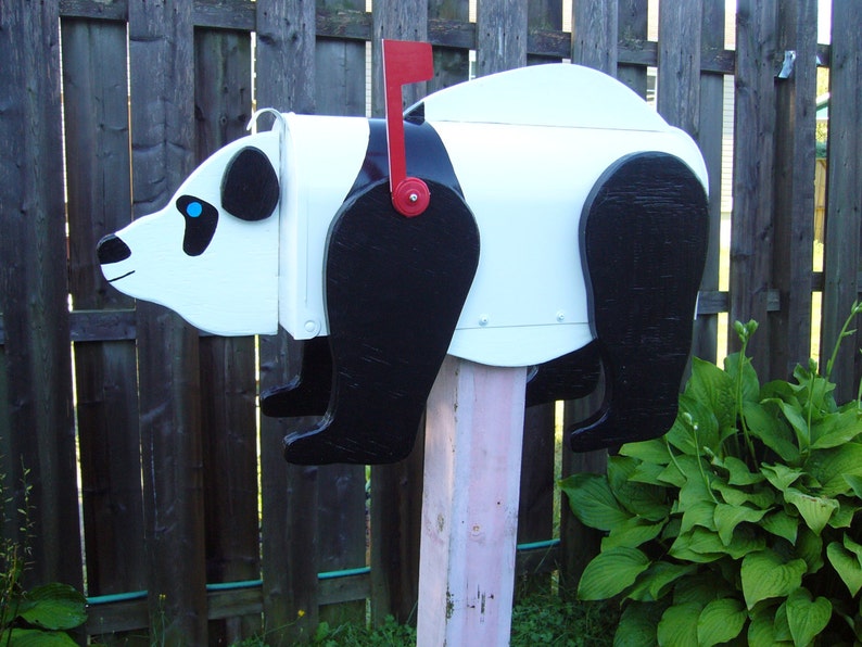 Wild animal mailbox Panda Mailbox image 1