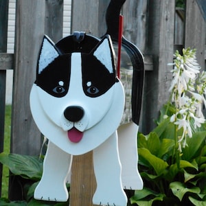 Dog mailboxes - Siberian Husky Mailbox