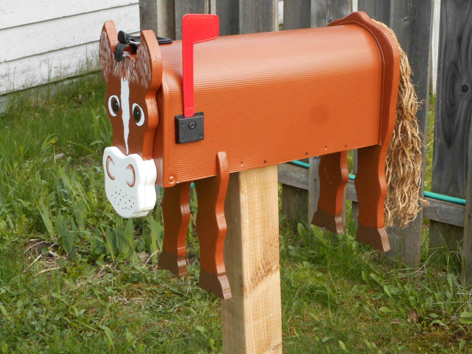 Farm Animal Mailboxes Horse Mailbox Etsy