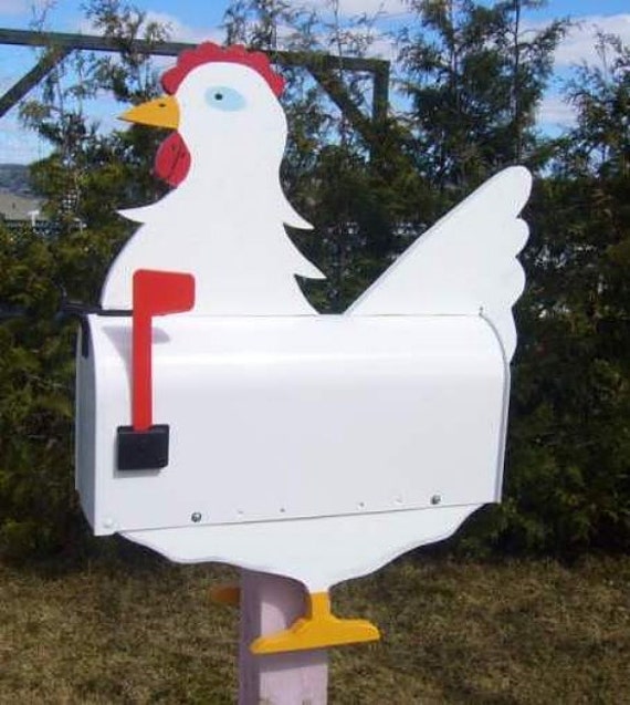 Farm Animal Mailboxes Chicken Mailboxes Etsy