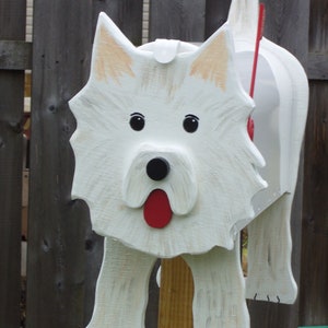 Dog mailboxes - Westie mailbox