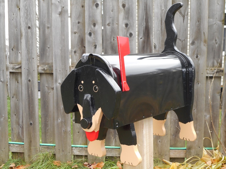 Dog mailboxes Dachshund mailbox Etsy