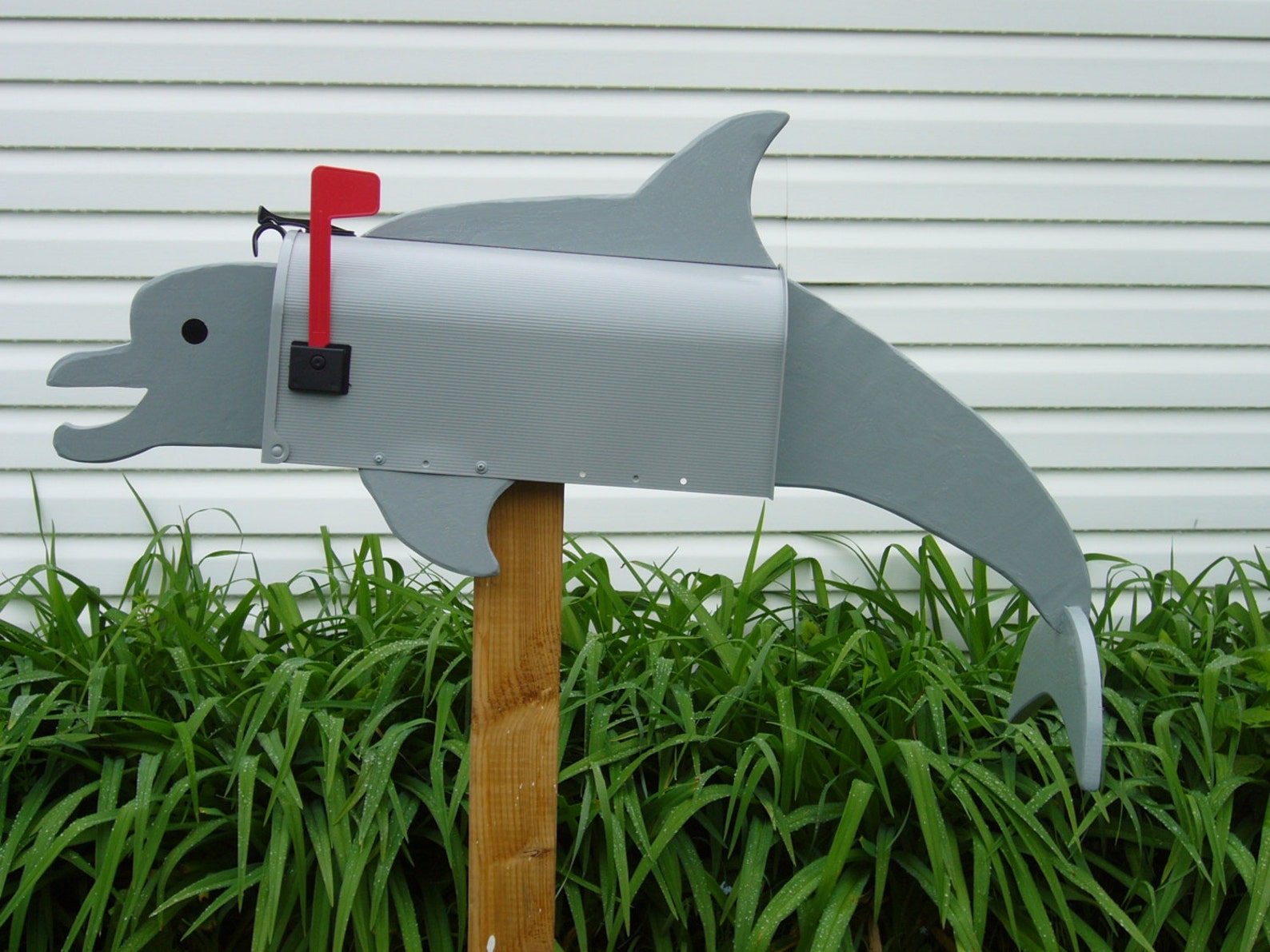 Fish mailboxes Dolphin mailbox Etsy