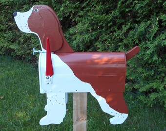 English Springer Spaniel mailbox