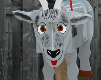 Farm Animal Mailboxes - Goat mailbox
