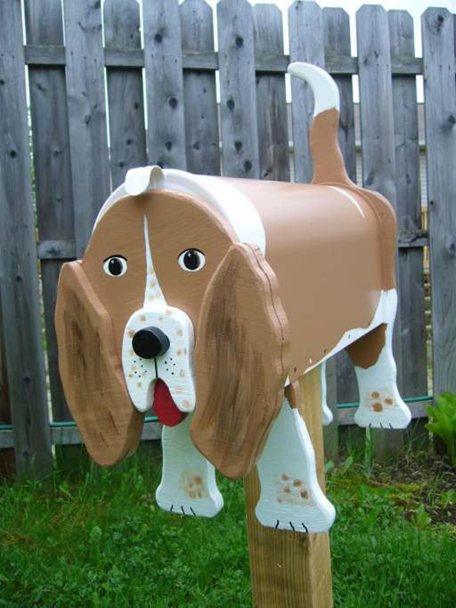 Dog Mailboxes Basset Hound Mailbox Etsy