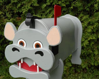 Buzones de animales salvajes - Buzón de hipopótamos