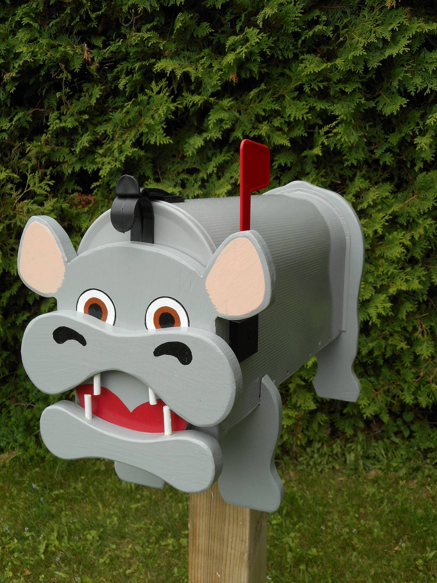 Wild Mailboxes Wild Animal Mailboxes - Hippo Mailbox - Etsy