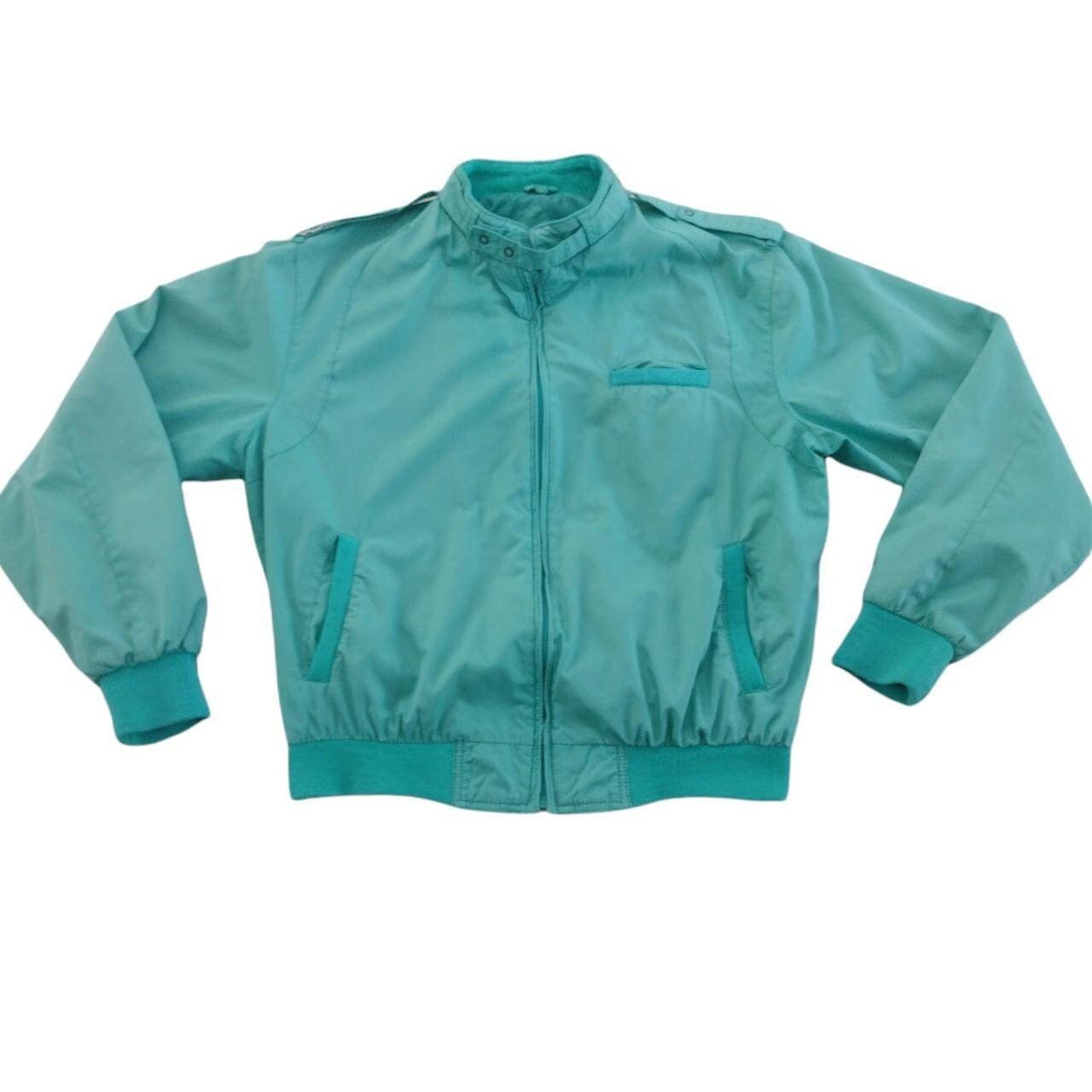 Aqua bomber jacket sale