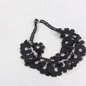 Crochet Necklace, Oya Necklace, Turkish Oya, 17.72" Needle Lace, Turkish Lace, Ethnic Necklace, Traditional Oya, FAST Shipment mekiye-024