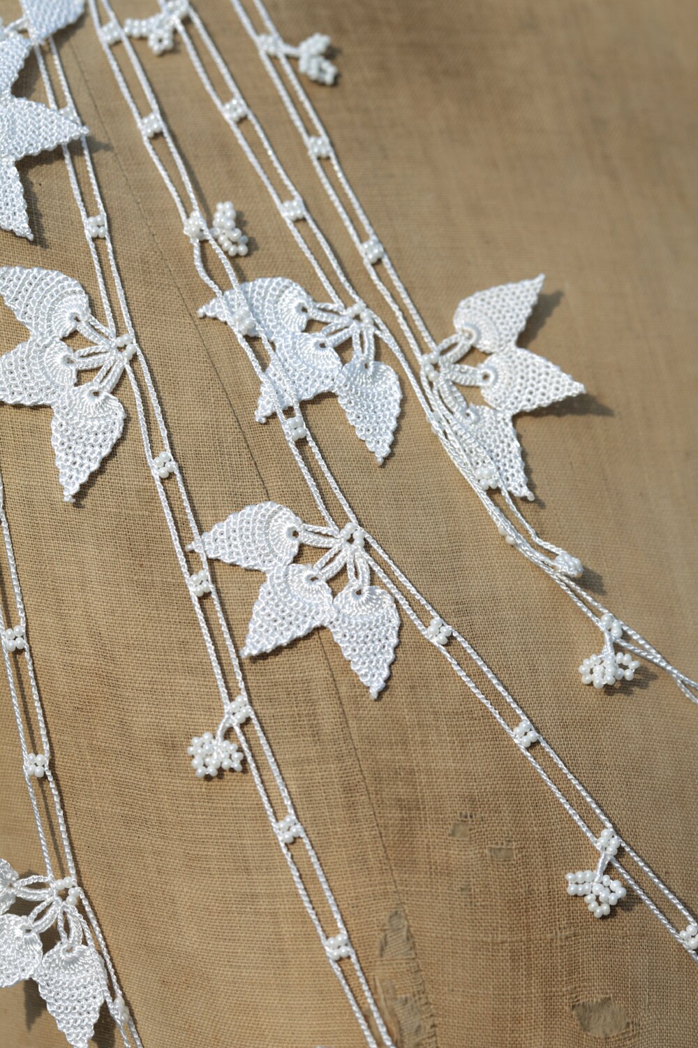 OYA Turkish Lace Needle Lace Crochet Oya Necklace Etsy