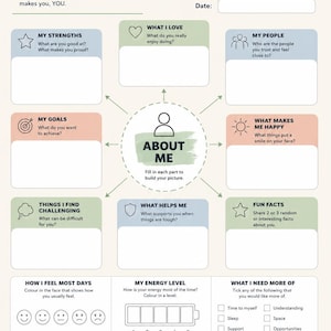 Youth Justice Getting to Know You Worksheet | Teen Engagement Resource (PDF Template)