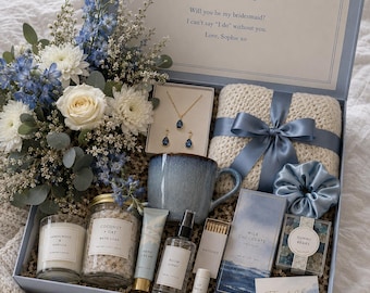 Bride Gift Box, Personalized Bride to Be Gift, Luxury Bridal Gift Box, Wedding Day Gift for Her, Engagement & Bridal Shower Gift