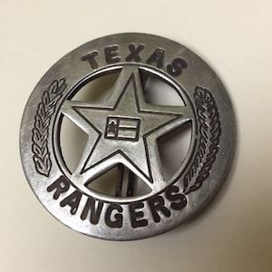 Texas Rangers novelty replica badge