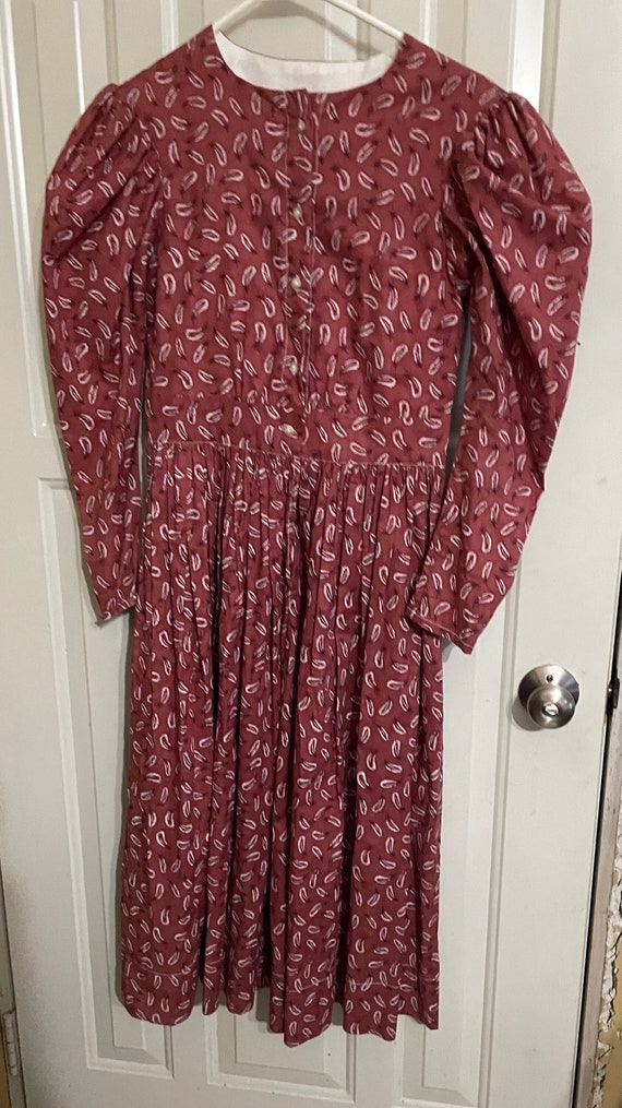Old timey pioneer costume dress size M
