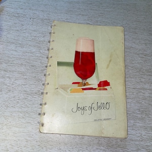 Joys of Jell-o gelatin dessert cookbook