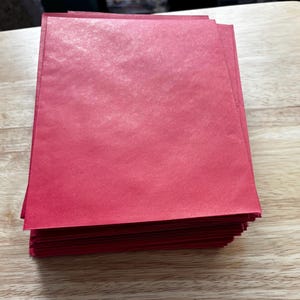 Lote de 50 envelopes para cartões de felicitações, vermelho