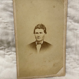 Foto CDV de 1860 que se parece a Patrick Swayzee