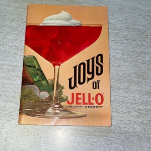 Joys of Jell-o gelatin dessert cookbook