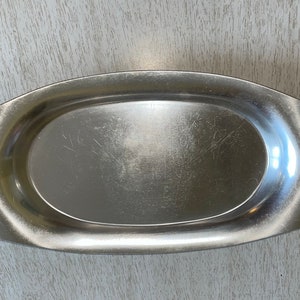 Kensington aluminum tray with thistle design 1930s