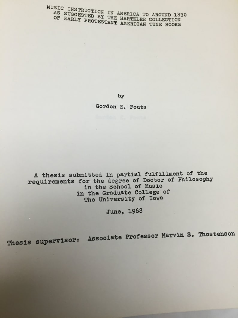 doctoral thesis in music