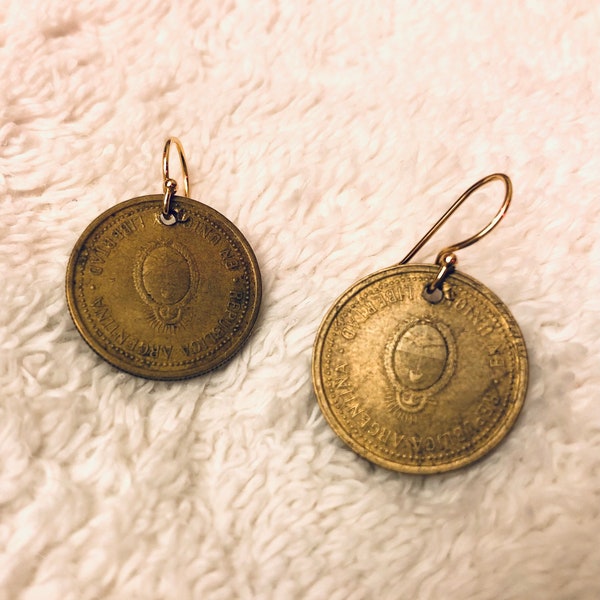 Argentinien Coin Earrings