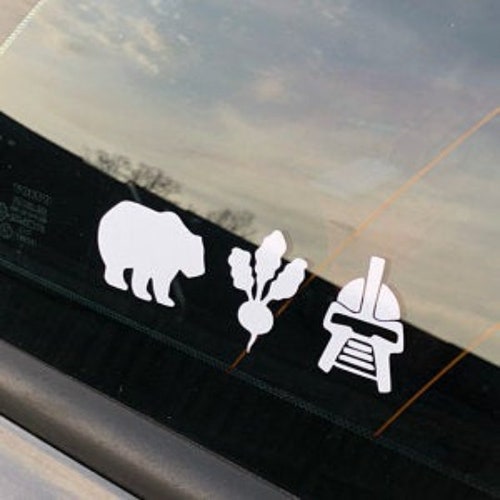 Bears Beets Battlestar Galactica DECAL the Office Decal Etsy