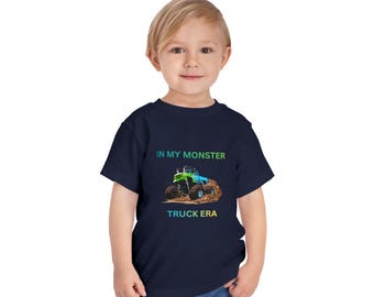 幼児用モンスタートラックTシャツ｜泥んこアドベンチャーグラフィックシャツ