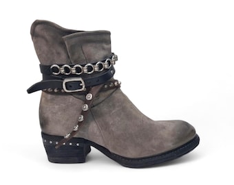 A.S.98 A.S. 98 Bottes motard grises | UE 41 | États-Unis 10