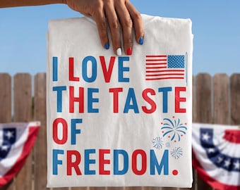 I Love Taste Freedom T-Shirt – Fourth of July Couple Matching Tee