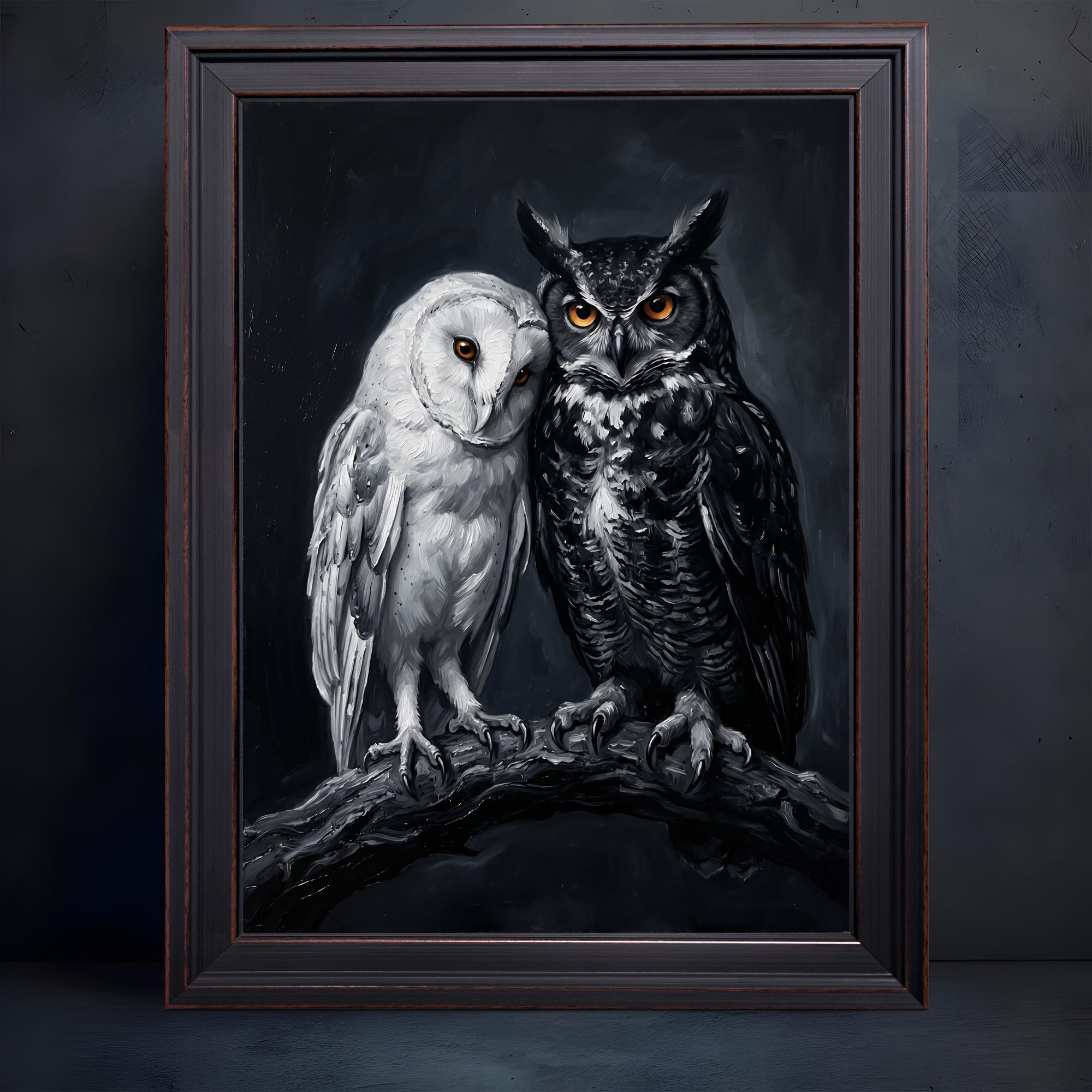 Owl House Painting - Etsy