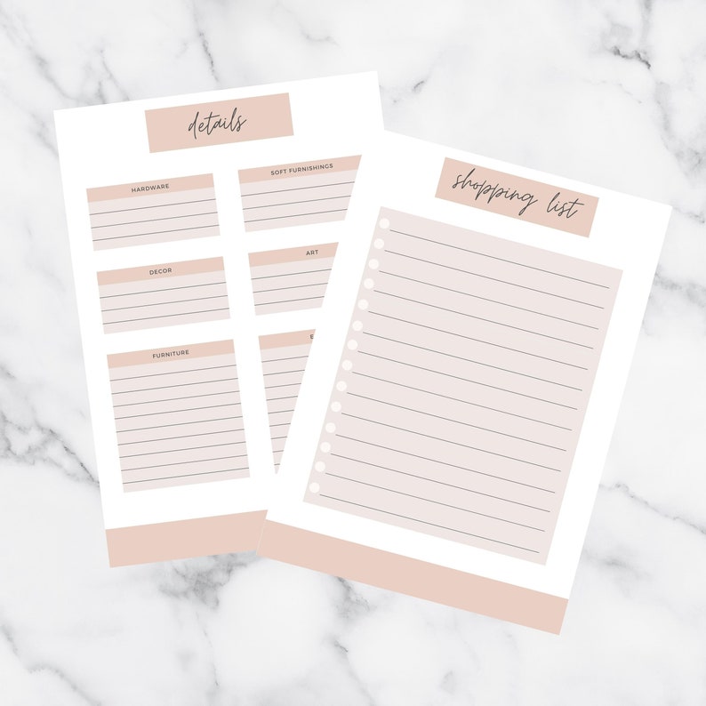 Room Makeover Planner - Etsy