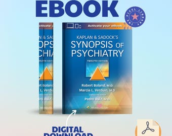 Kaplan & Sadock’s Synopsis of Psychiatry Twelfth Edition PDF