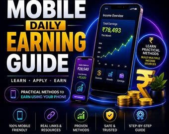 Guía para ganar dinero con el móvil / Métodos para principiantes para generar ingresos online (PDF)