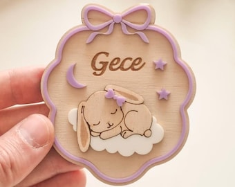 Gepersonaliseerde baby shower magneet gunsten, baby shower magneet souvenir, babyshower bedankje magneet cadeaus, doop magneet gunst