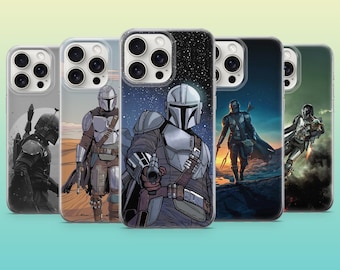 The Mandalorian Phone Case Star Wars Grogu Bounty Hunter Cover voor iPhone 17 16 15 14 13 Samsung S26Ultra S25 S24 S23 A56 A17 A16 Pixel 10 9
