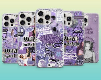 Olivia Rodrigo Telefoonhoesje Pop Alt Muziek Sour Cover voor iPhone 17 16 15 14 13 Samsung S26Ultra S25 S24 S23FE A56 A17 A16 Pixel 10a 9Pro
