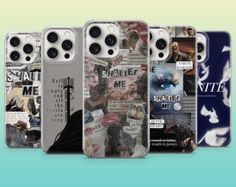 Shatter Me Telefoon Case Boek Serie Dystopische Cover voor iPhone 17 16 15 14 13 Samsung S26Ultra S25 S24 S23FE A56 A17 A16 Pixel 10a 9Pro