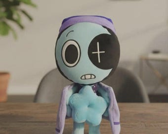 Peluche de Astro de Dandy's World, muñeco de peluche suave, personaje de videojuego coleccionable, 35 cm