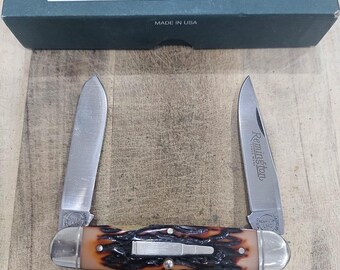 Vintage Remington USA R4466 Staglon 2 Blade 1988 Muskrat Folding Pocket Knife