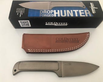 Nóż Cold Steel 52100 Hunter kuty matrycowo, z czarną powłoką proszkową, 36 M, ze stałym ostrzem