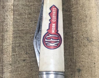 Imperial Swell End Jack Knife USA 1956-88 Reklama Kluczowa odzież robocza