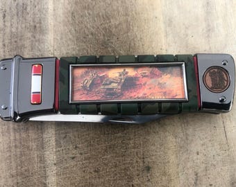 Franklin Mint Vietnam War M113 APC Tanker Tank Collector Knife